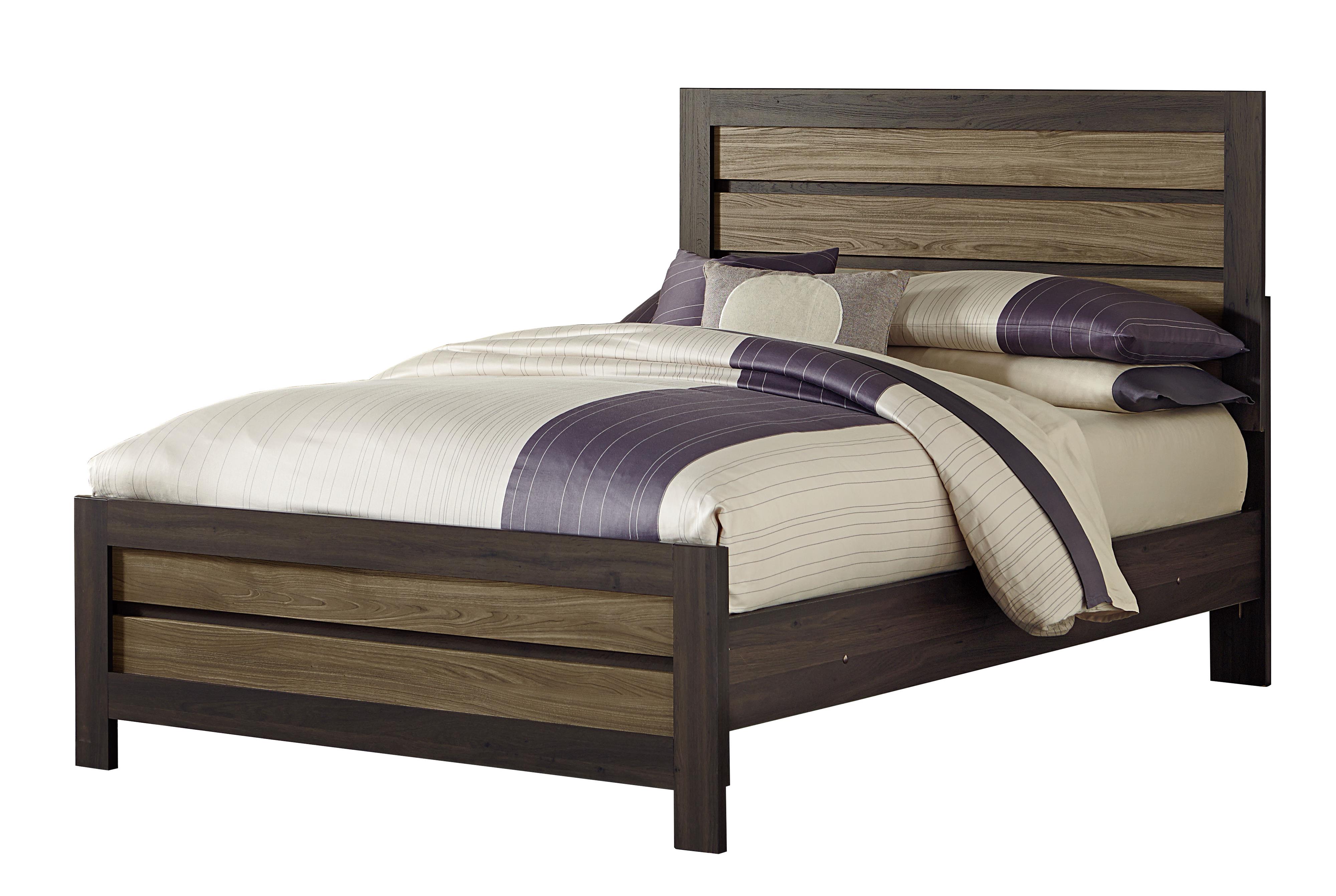 Standard Furniture Oakland Contemporary Twin Panel Bed Dunk & Bright